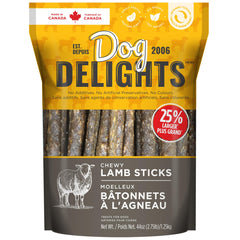 Dog's Delights Chewy Lamb Sticks, 1.25kg, Dog Treats