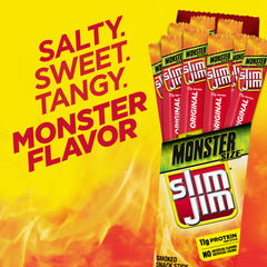 Slim Jim Monster Smoked Jerky Sticks, Original Flavor, 1.94 oz., 18-ct