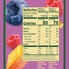 SOLELY - Variety Pack - Organic Berries Fruit Jerky - Real Fresh Fruit Strips - Healthy Snacks for Adults & Kids - Non GMO, Vegan Snacks, Shelf Stable - 16 Strips (0.8 oz)
