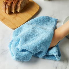 Member's Mark Microfiber Towels, 16" x 16", 36 Count - Blue