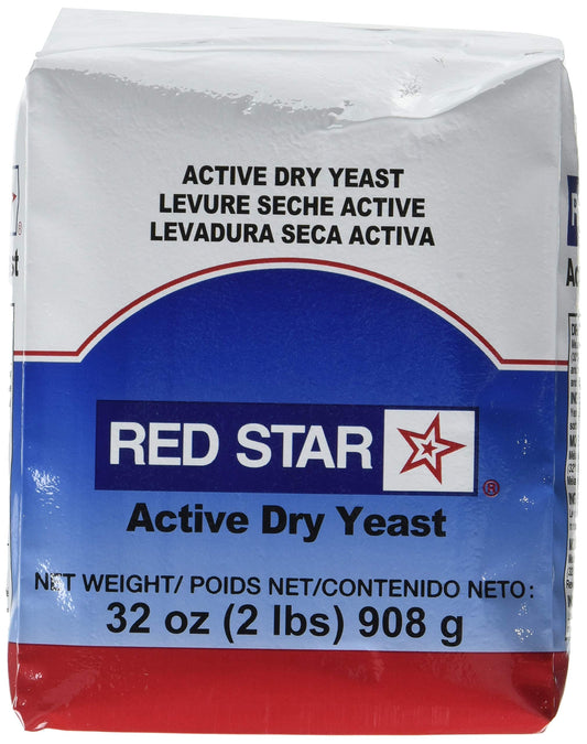 Red Star Active Dry Yeast, 32 oz Pouch, (Pack of 3)