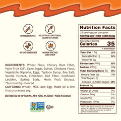 Rip Van Wafels Dutch Caramel Mini Stroopwafels - Low Carb Snacks (3g Net Carbs) - Non GMO Snack - Keto Friendly - Office Snacks - Low Calorie Snack (34 Calories) - Low Sugar (1g) - 32 Pack