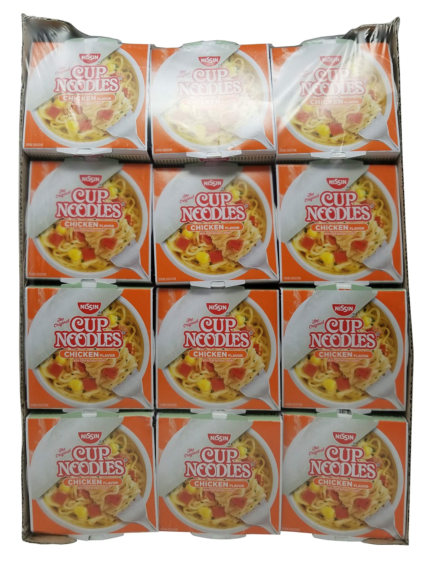 Nissin 827961 Cup Noodles, Chicken, 2.5 oz Cup, 24 per Carton
