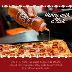 Mike's Hot Honey Chef�s Bottle, Honey with a Kick, Sweetness & Heat, 100% Pure Honey, Gluten-Free & Paleo, Chilli Infused Honey, 24 Ounce