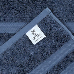 Member's Mark Hotel Premier Luxury Washcloth, Indigo (Set of 2)