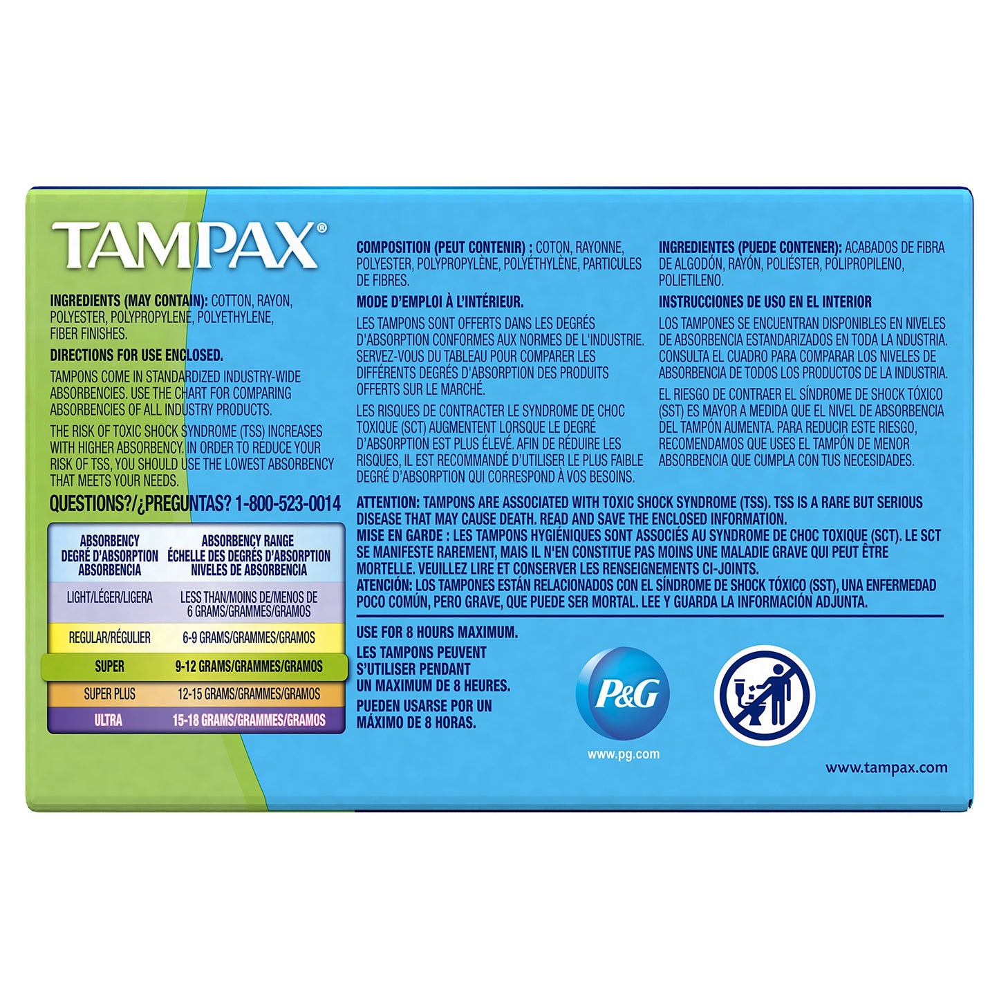 Super Cardboard Applicator Unscented Tampons 10 Count