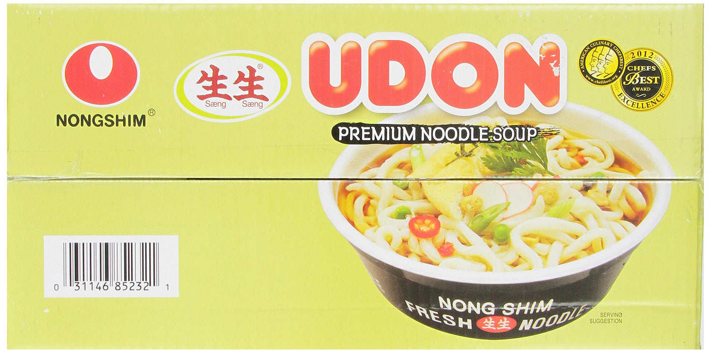 Nongshim Fresh Udon Bowl (pack of 6), 58.41 ounce (pack of 1)