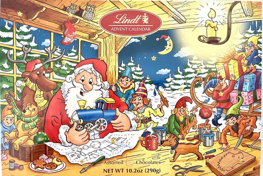 Lindt Christmas Advent Calendar 2023, Assorted Chocolates, 10.2 OZ, sealed.