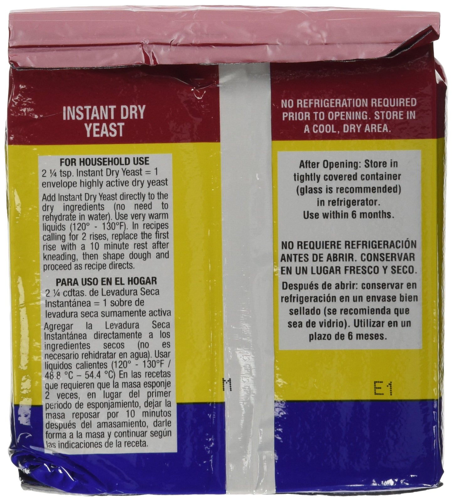 Fleischmann's Instant Yeast - 2/16 Oz. Bags