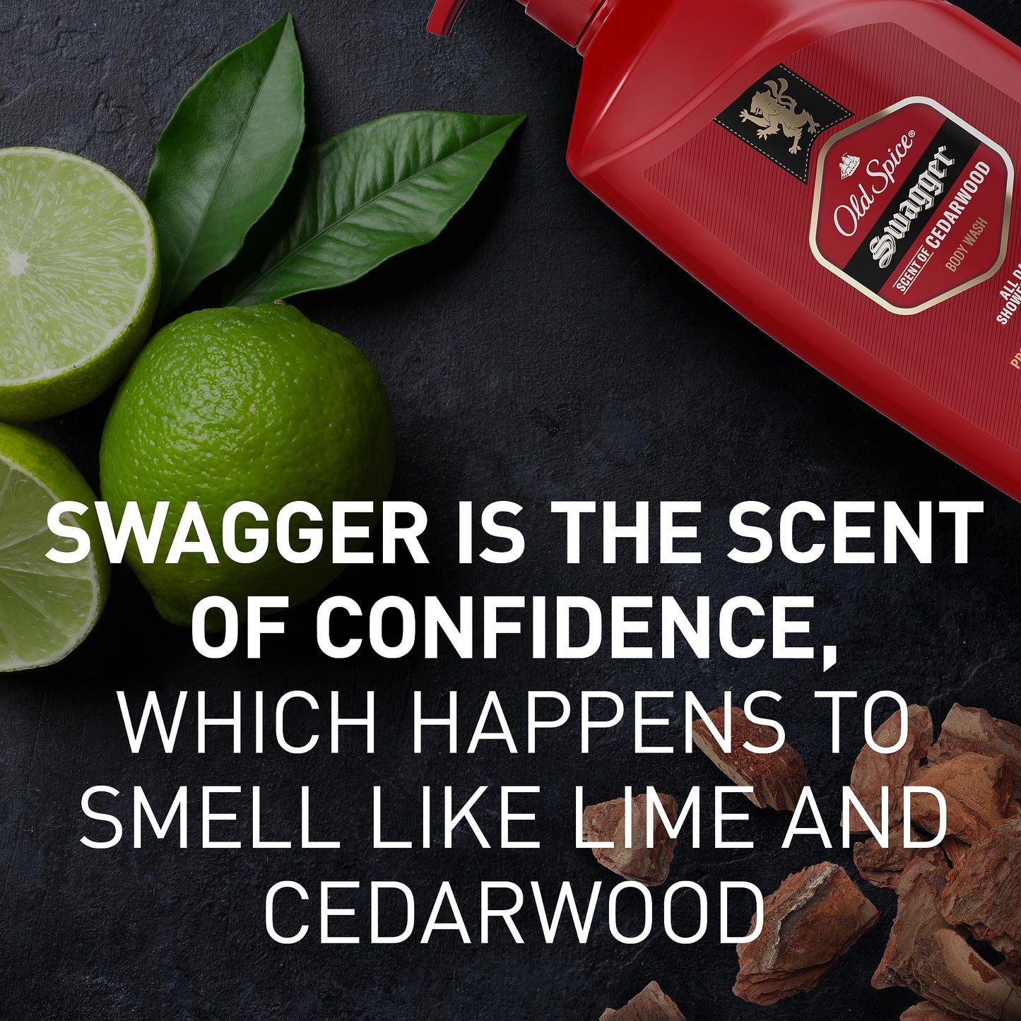 Old Spice Red Zone Swagger Scent Body Wash for Men, 30 Ounce (Pack of 4)