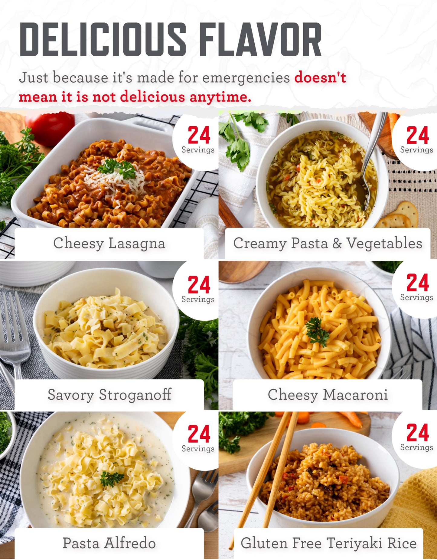 READYWISE- Emergency Food Supply, 360 Servings, 3 Buckets, MRE, Freeze Dried Food, Survival, Hiking, Adventure, Camping Essentials, 25-Year Shelf Life