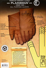 Plainsman Premium Cabretta Leather Gloves (2 Pair) - Small