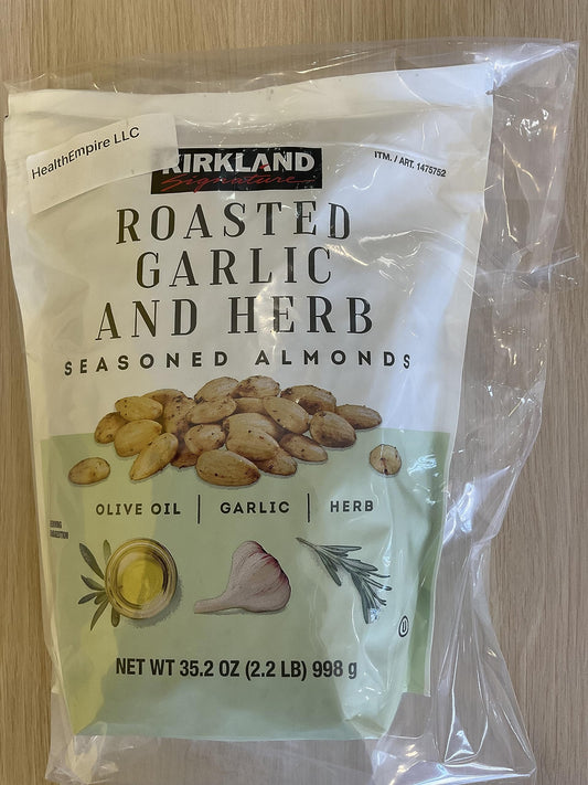 Kirkland Signature Roasted Garlic & Herb Almond 1bag 2.2LB
