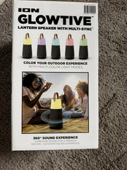 ION Glowtive Bluetooth Lantern Speaker w/ Light, Rechargeable 10W