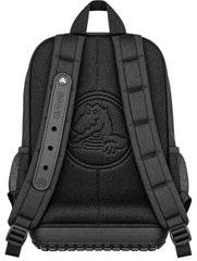 Crocs Backpack Black Laptop School Book Bag Large Zip Pockets Padded Straps NWT