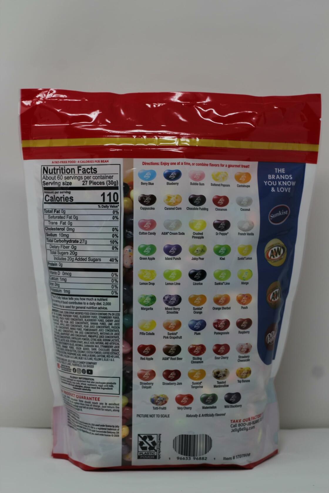 KIRKLAND SIGNATURE 49 Flavors Of The Original Gourmet Jelly Bean, 64 Oz