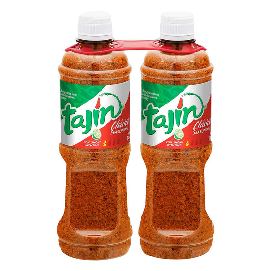 Tajin Clásico Chile Lime Seasoning 14 oz (Pack of 2)