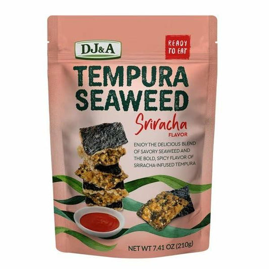 DJ & A Tempura Siracha Flavored Seaweed, 7.41 Ounce