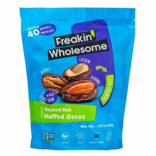 Freakin' Wholesome Assorted Nut-Filled Dates, 11.11 Ounce