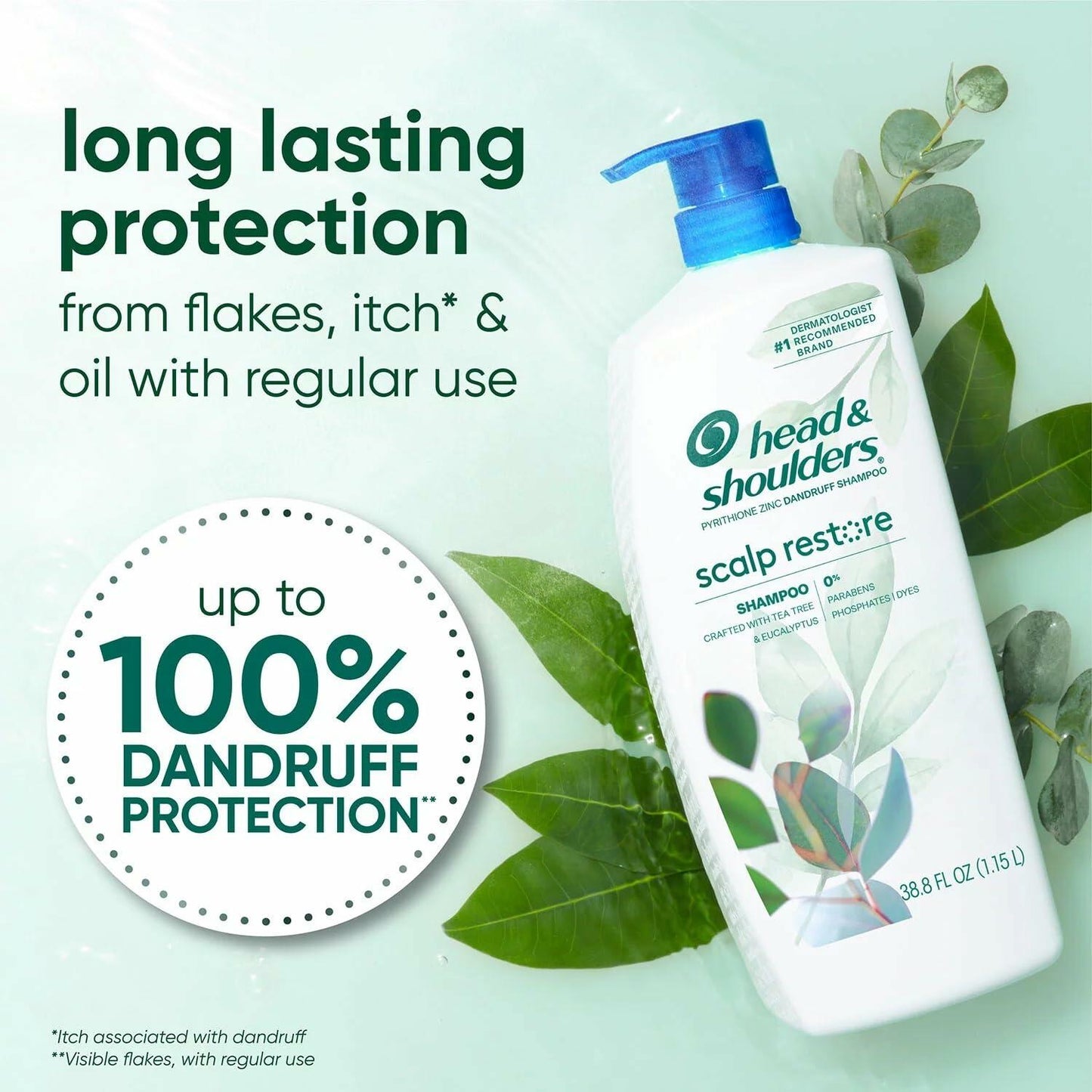 Head & Shoulders Scalp Restore Shampoo, 38.8 Fluid Ounce