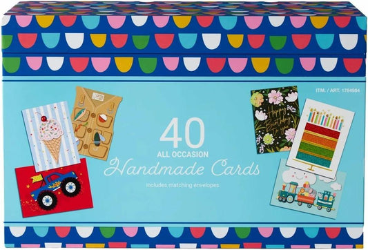 PRO4ALL Hand Crafted All Occasion Greeting Card Collection, 40-count NEW MODEL