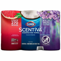 Clorox Scentiva Disinfecting Wipes, 90 Count (Pack of 3)