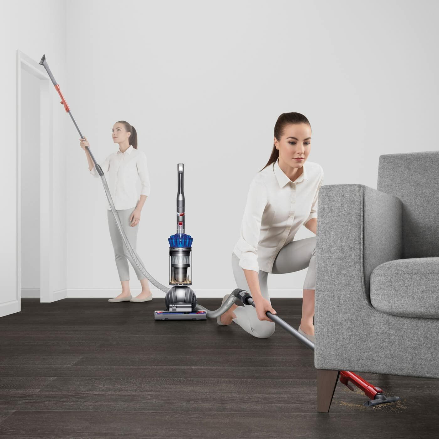 Dyson Ball Multi Floor Origin Upright Vacuum Cleaners | Iron/Fuchsia + iJoy USB-C Adapter