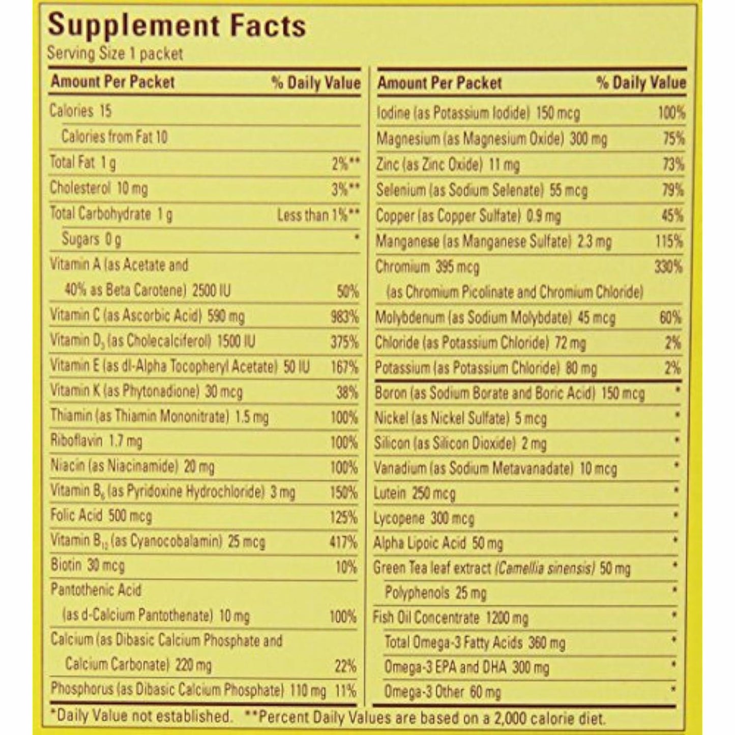 Nature Made Diabetes Health Pack, 60 Packets
