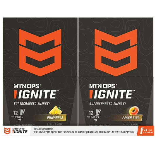 MTN OPS Ignite Energy Pineapple & Peach 2x12ct