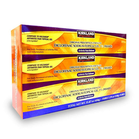 Kirkland Signature Diclofenac Sodium Topical Gel 1%, 15.87 Ounces
