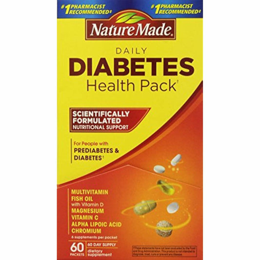 Nature Made Diabetes Health Pack, 60 Packets
