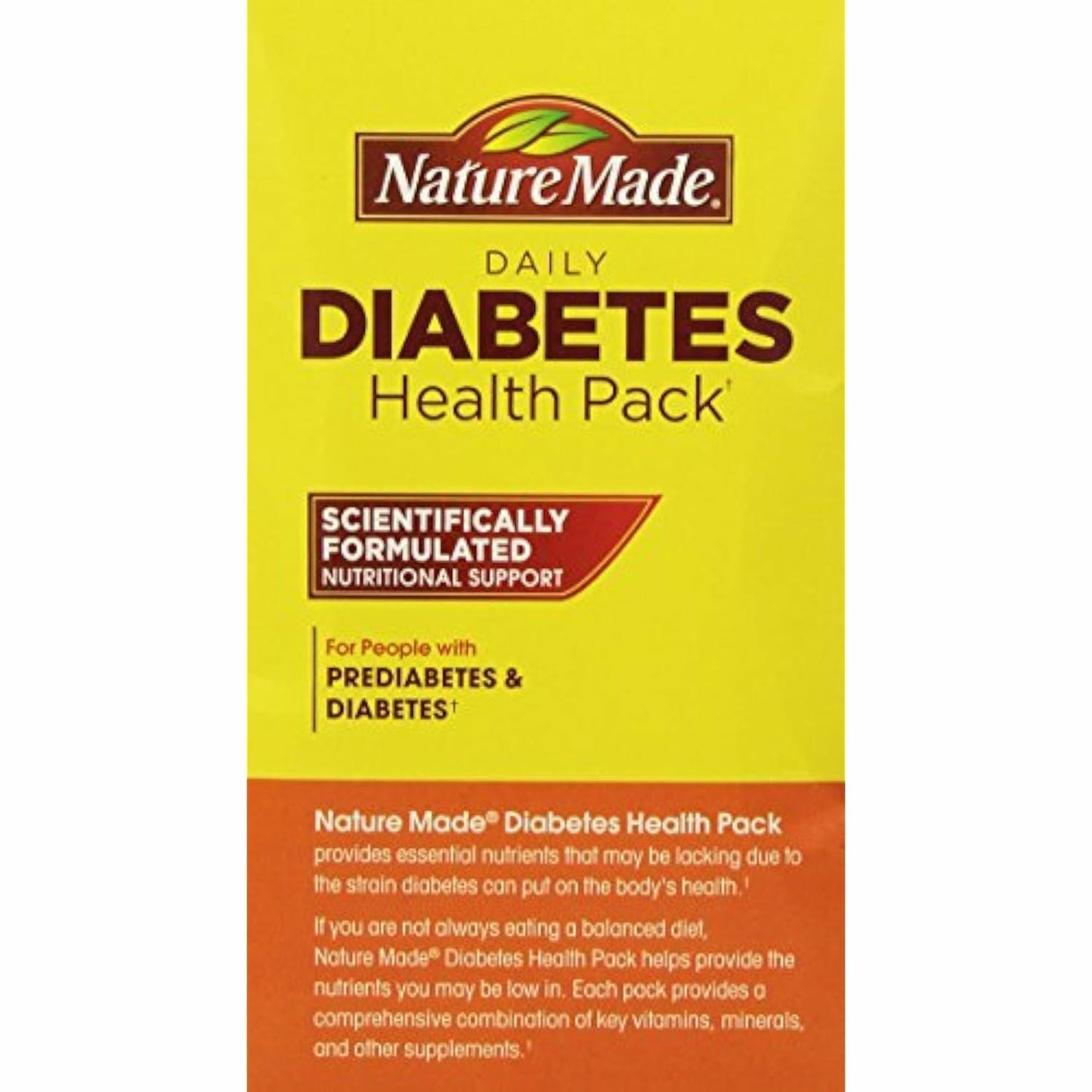 Nature Made Diabetes Health Pack, 60 Packets