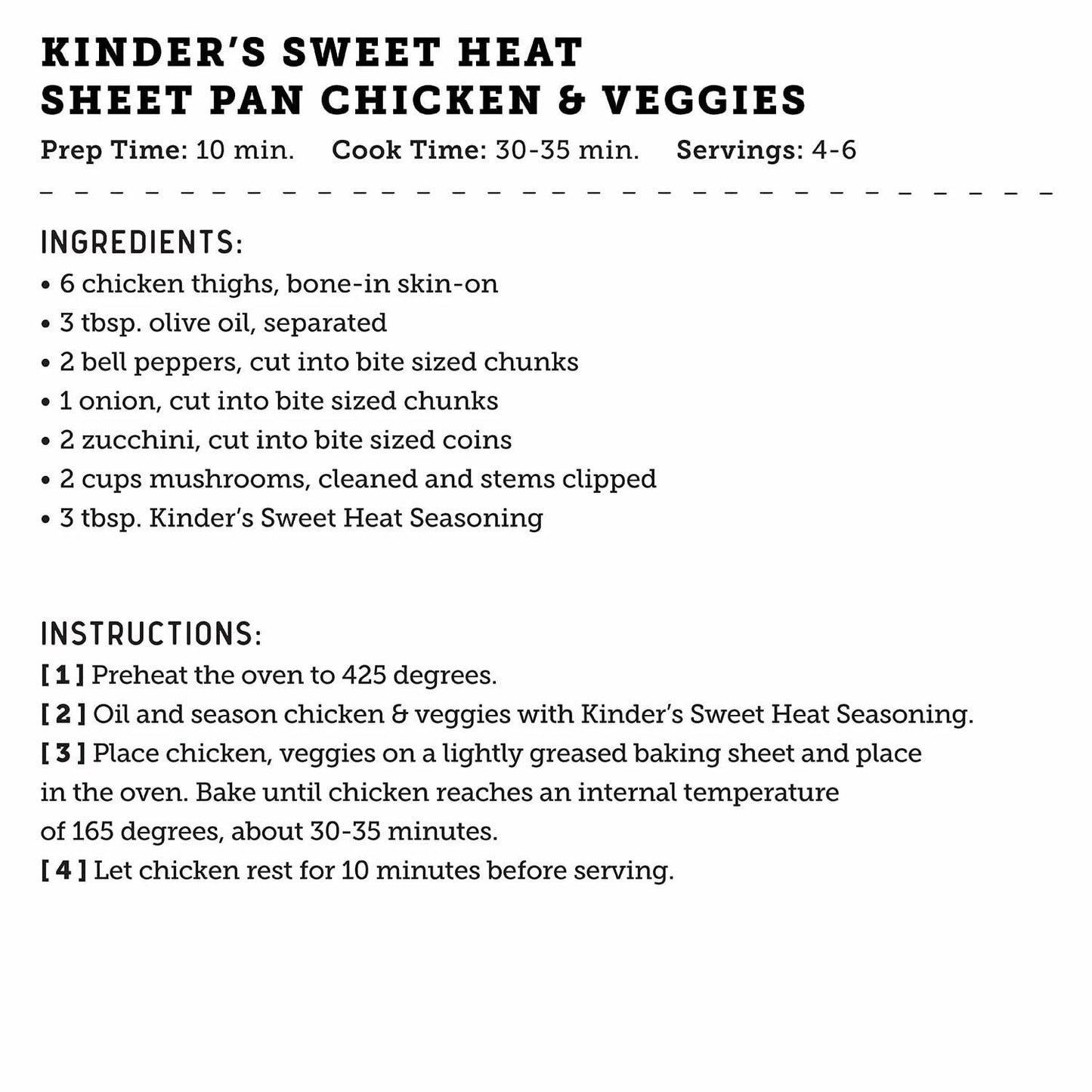 Kinder's Sweet Heat Seasoning, 8.9 Ounce