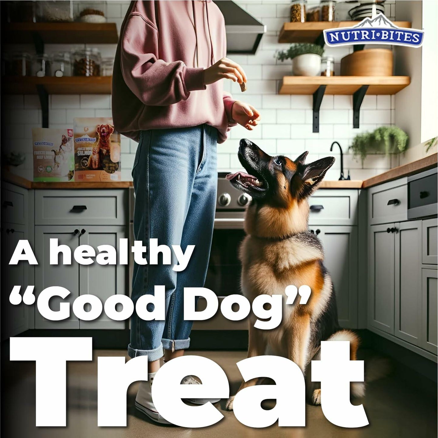 Nutri Bites Freeze Dried Beef Liver Dog Food 2-Pack: 28 oz Total Weight - Single Ingredient: Beef Liver - Protein & Grain-Free Supplement - Use as Kibble Topper or Dog Treats for Dogs - Made in Canada