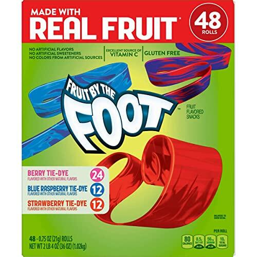 Fruit By The Foot, Variety Pack, 0.75 Ounce (48 Count)
