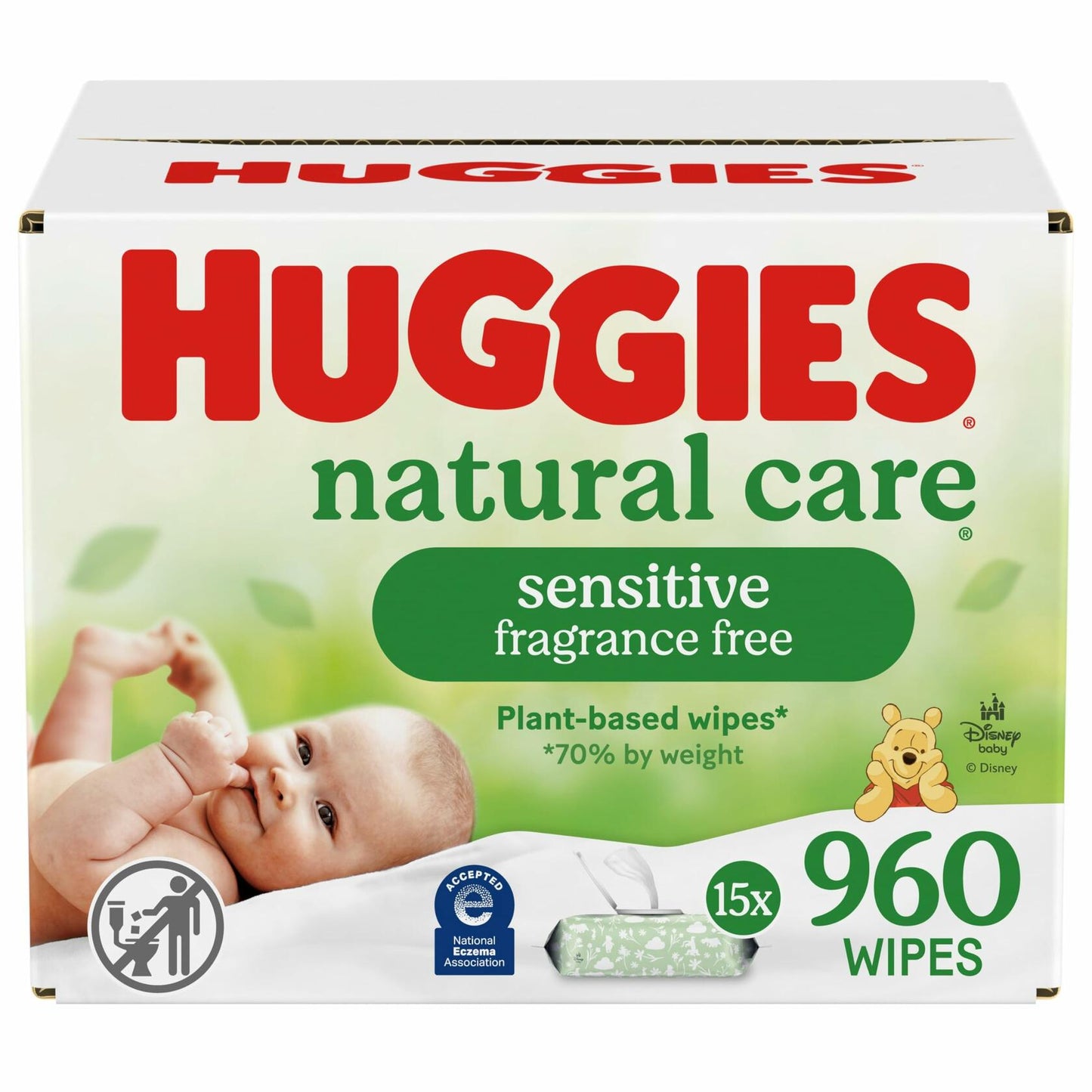 Huggies Natural Care Sensitive Baby Wipes,