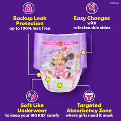 Pull-Ups Girls' Potty Training Pants, Size 2T-3T Training Underwear (16-34 lbs), 124 Count (4 packs of 31)