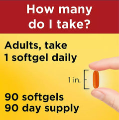 Nature Made CoQ10 (Coenzyme Q 10) 400 mg. Softgels 1 Pack
