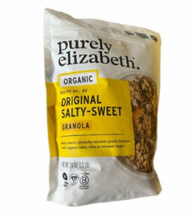 Purely Elizabeth Organic Original Salty Sweet Recipe No. 01 Granola, 48 oz Total Bundle With Stone Cove Fridge Magnet, Gluten Free Vegan