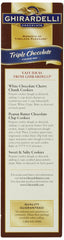 Ghirardell Chocolate Triple Chocolate Semi Sweet- Milk- Bittersweet Cookie Mix - 52.5 oz