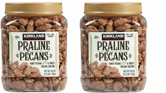 KIRKLAND SIGNATURE Praline Pecans 2.5lb, 2-Pack