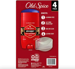 Old Spice Swagger Deodorant Aluminum Free 3 oz, 4-pack