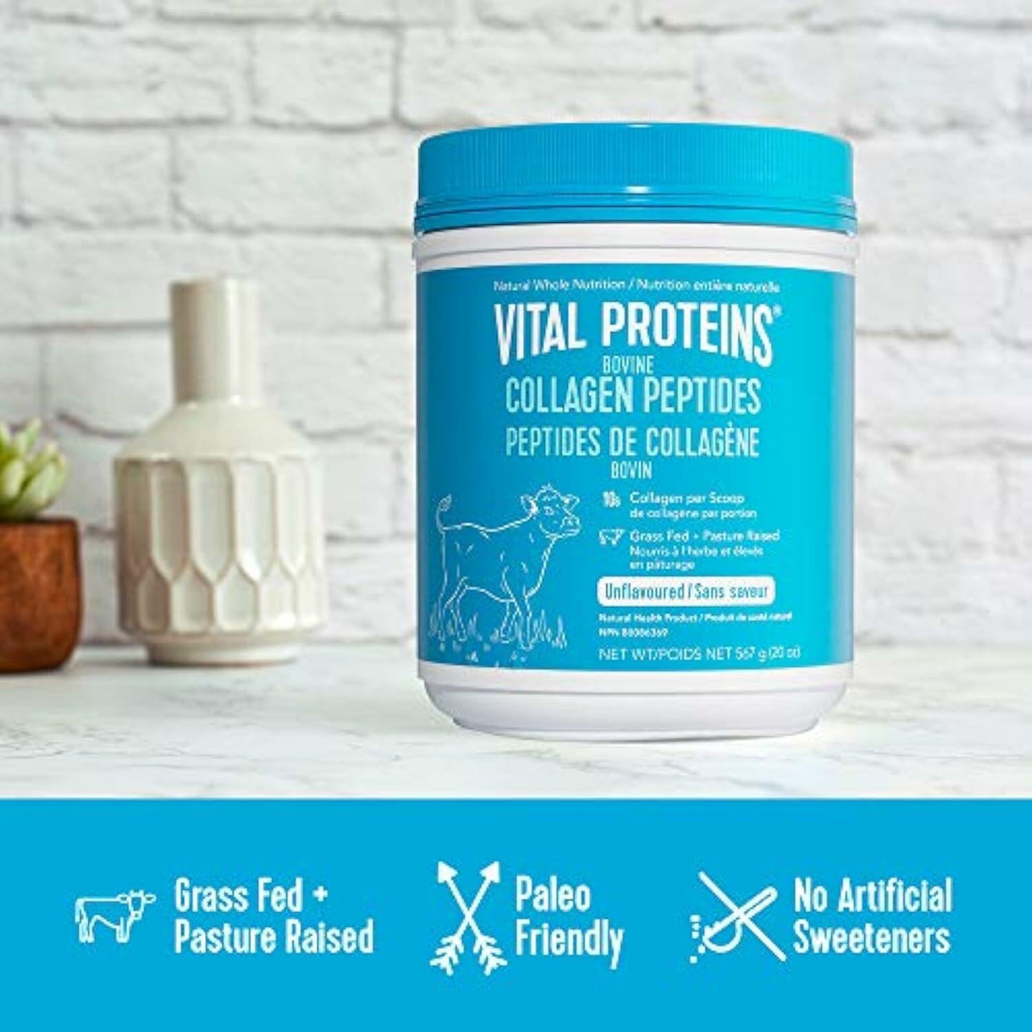 Vital Proteins Unflavoured Collagen Peptides, 567 GR