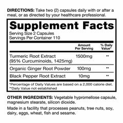 Qunol Turmeric 1,500mg., 220 Capsules