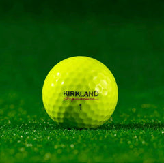 Kirkland Signature 3-Piece Urethane Cover Golf Balls, Neon Yellow (Box Damaged)