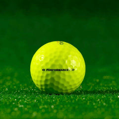 Kirkland Signature 3-Piece Urethane Cover Golf Balls, Neon Yellow (Box Damaged)