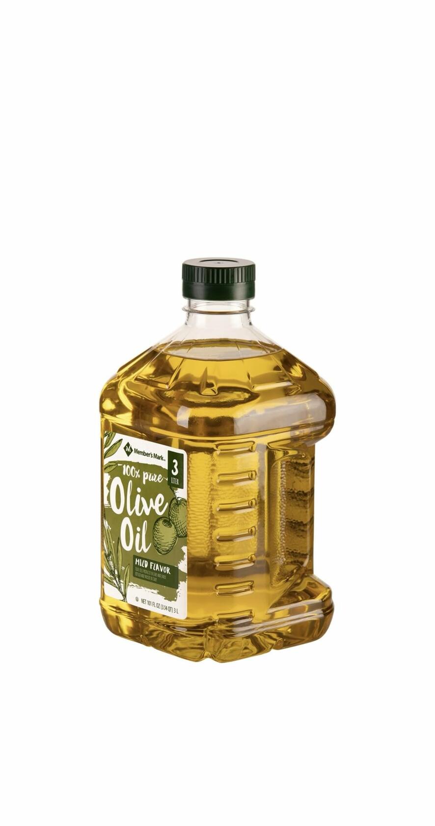 Member's Mark 100% Pure Olive Oil Bulk, 12.6 Pounds total (pack of 2)