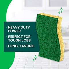 Scotch-Brite Heavy Duty Scrub Sponges, 12 Scrub Sponges, Stands Up to Stuck-on Grime