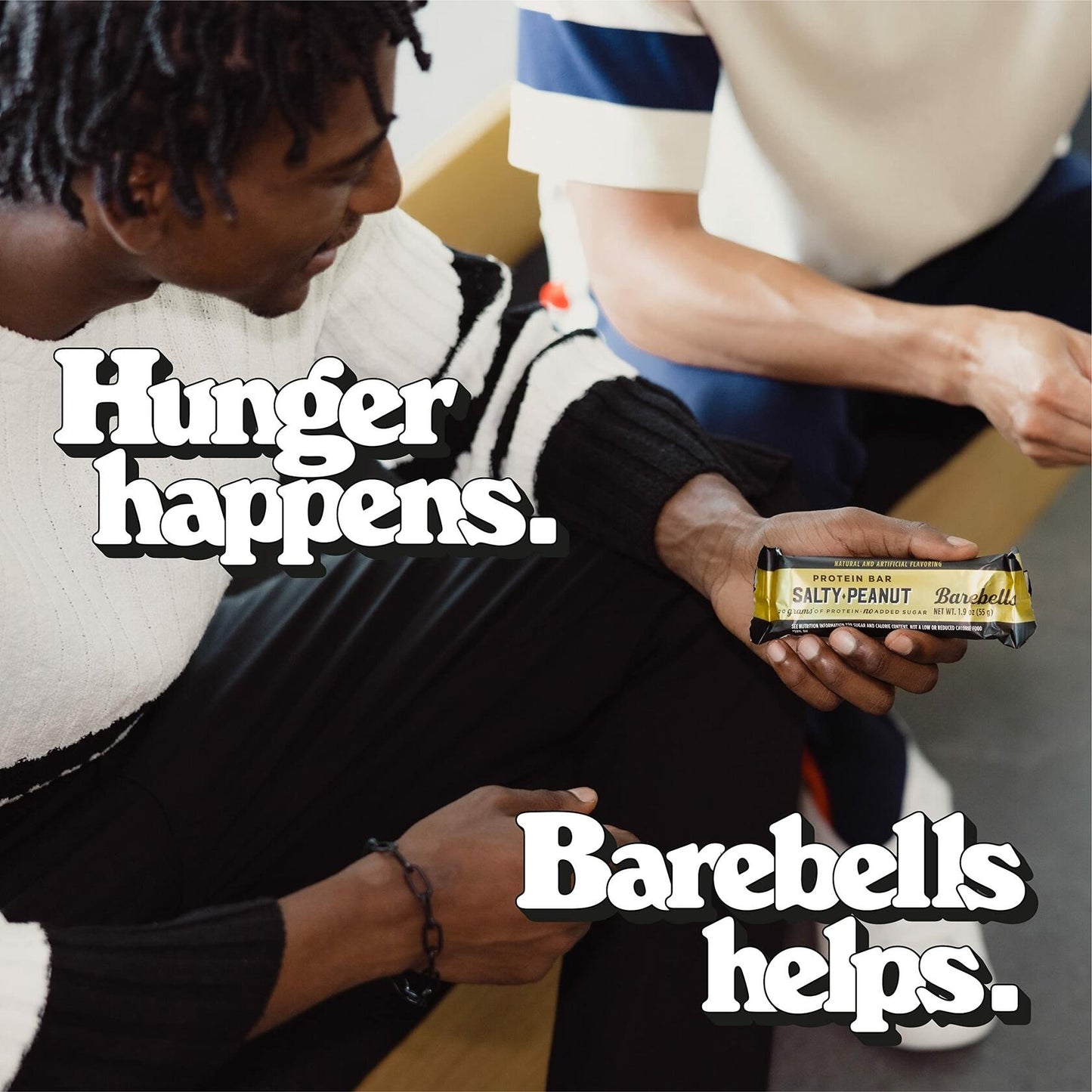 Barebells Protein Bars Salty Peanut - 12 Count, Pack of 2 - Protein Snacks with 20g of High Protein - Chocolate Protein Bar with 1g of Total Sugars - Perfect on The Go Protein Snack & Breakfast Bars.