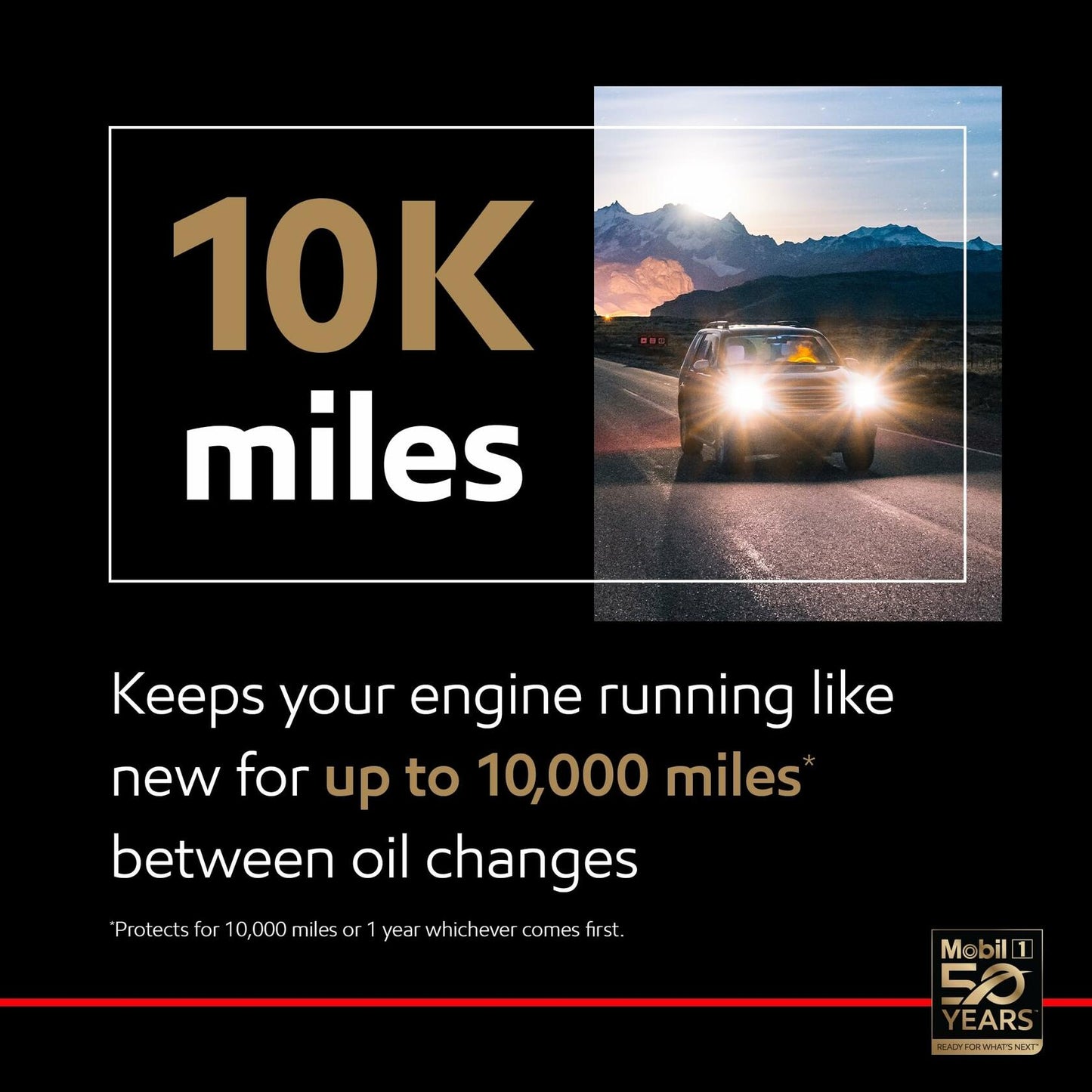 Mobil 1 Advanced Full Synthetic Motor Oil 5W-20, 6-Pack of 1 quarts